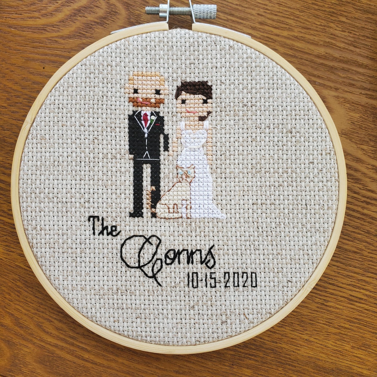 Cross Stitch Portrait - Weddings
