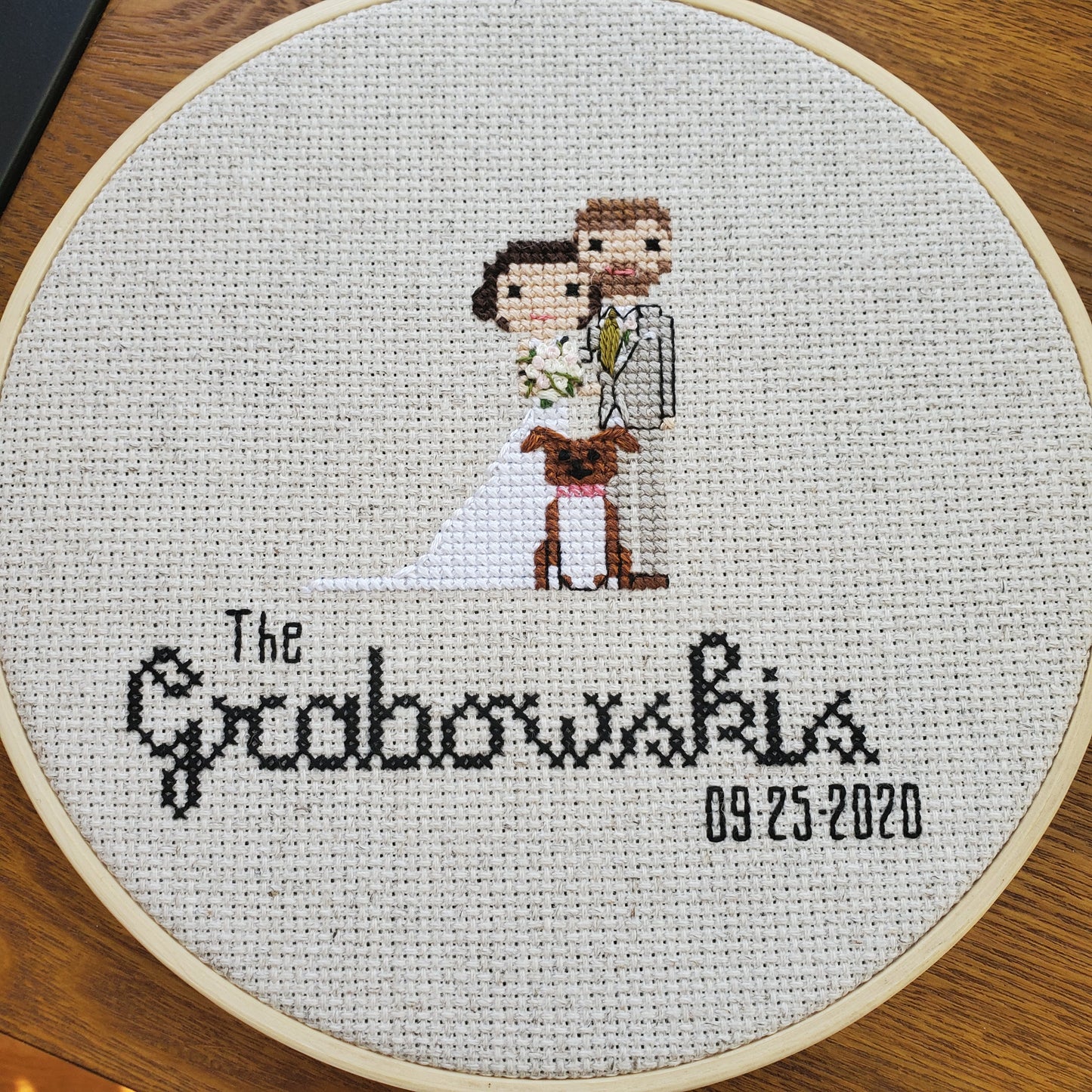 Cross Stitch Portrait - Weddings