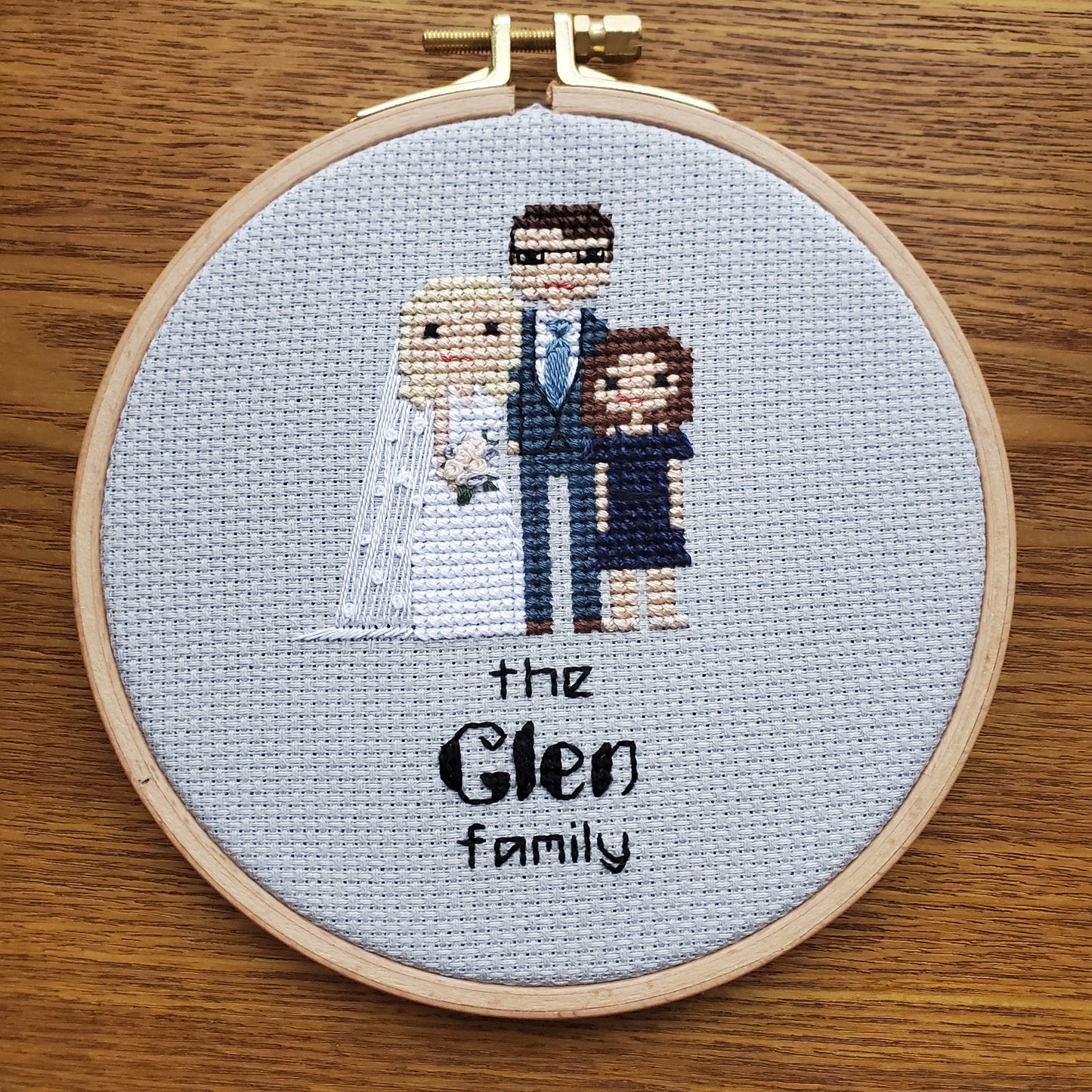 Cross Stitch Portrait - Weddings