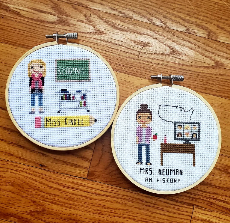 Cross Stitch Portrait - Occupations & Hobbies