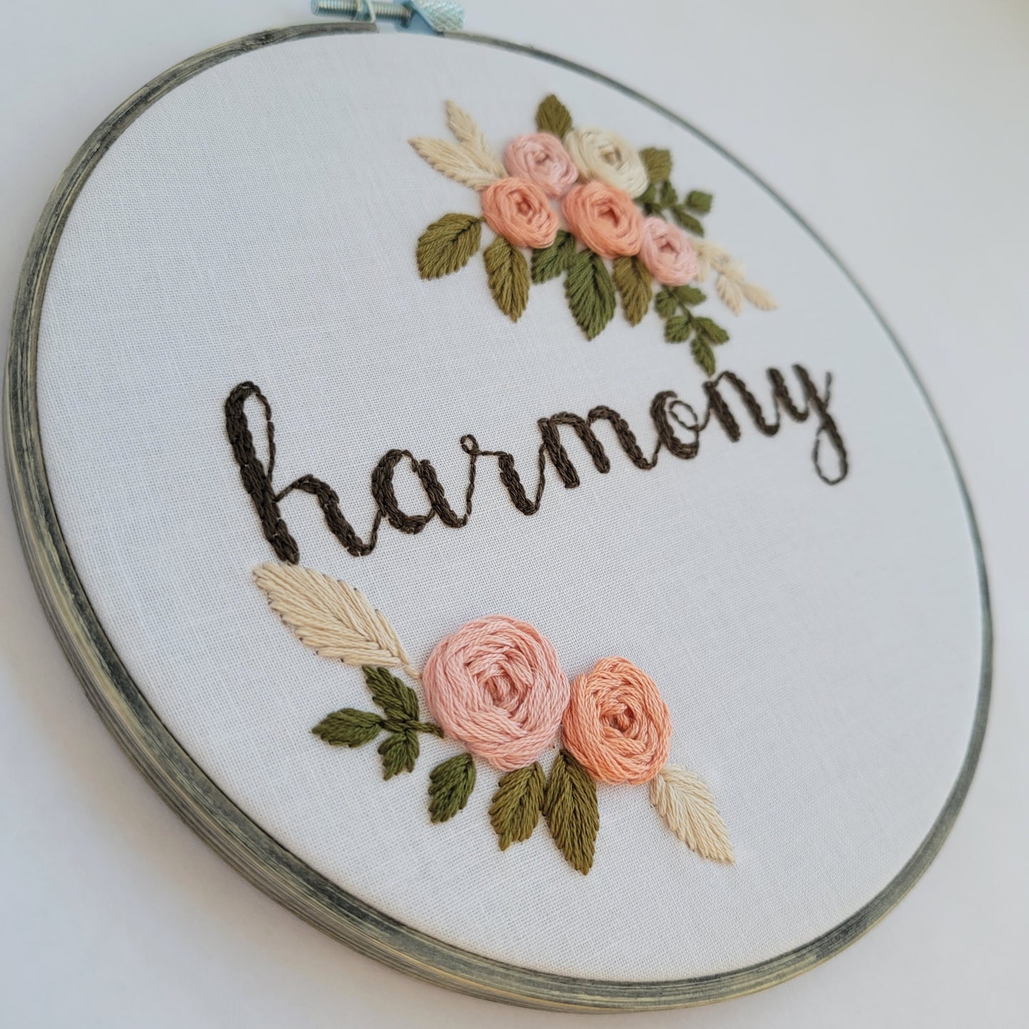 Love & Harmony Embroidered Hoop Decor Set