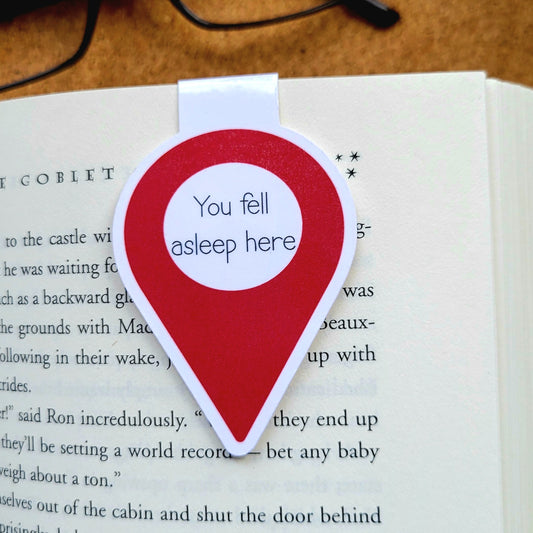 Magnetic Bookmark - Fell Asleep