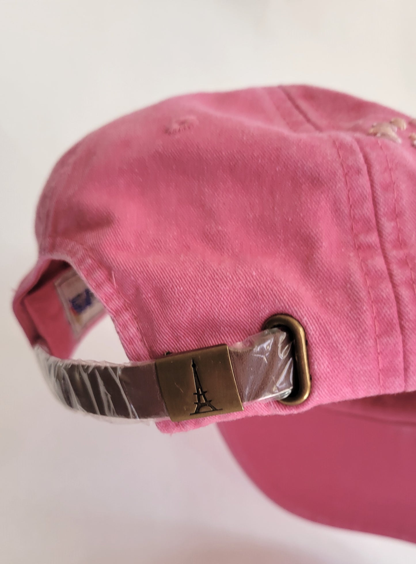 Embroidered Baseball Hat - Bright Pink