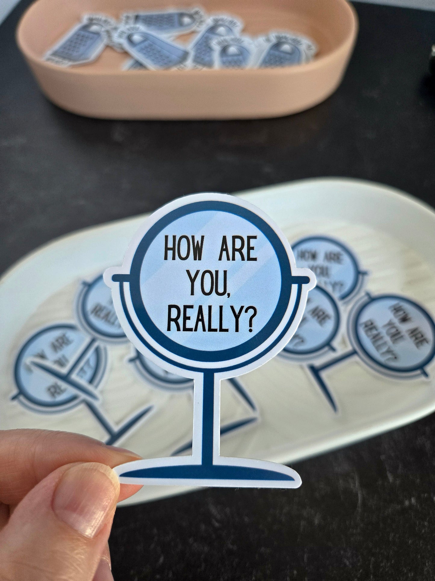 Self Reflection Mirror Sticker