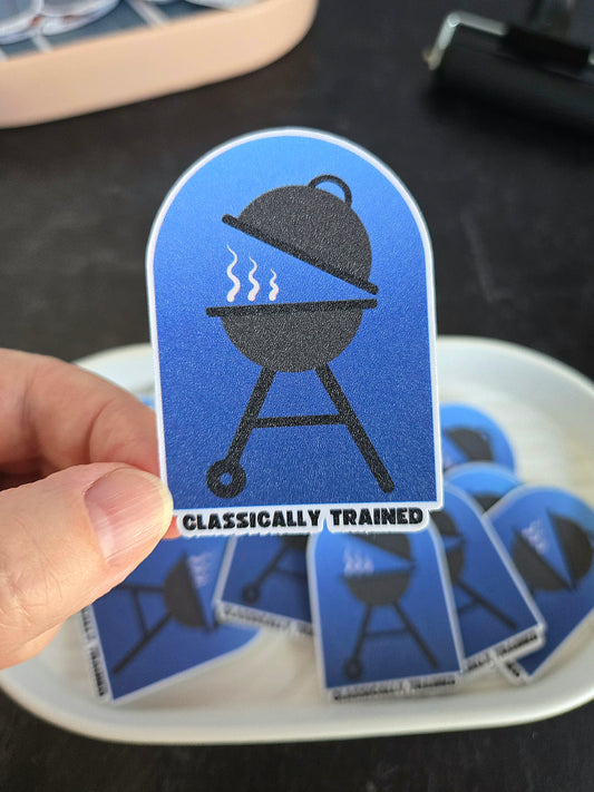 Charcoal Grill Sticker