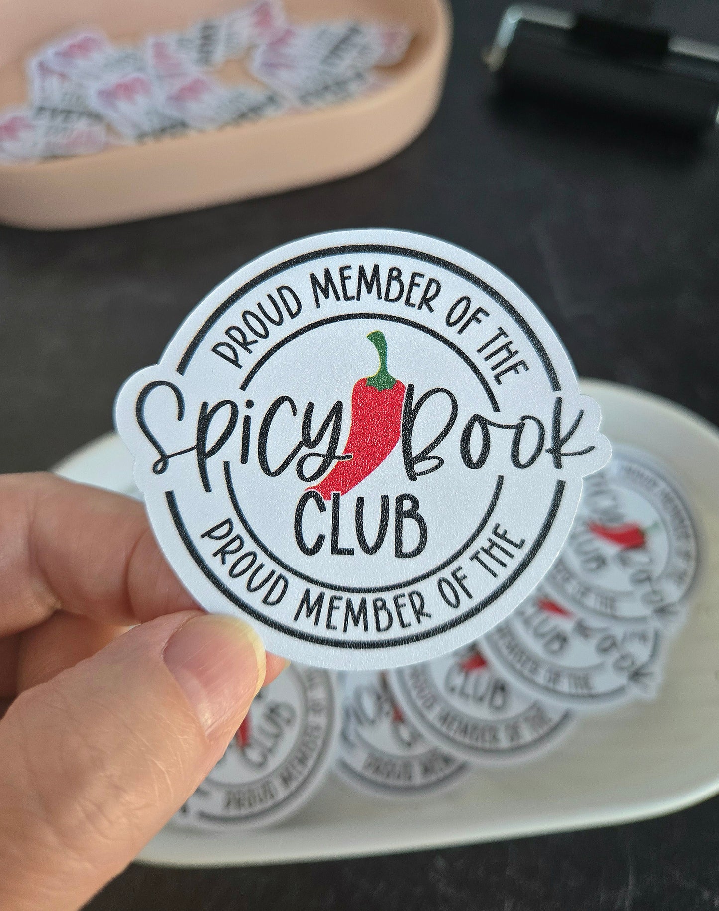 Spicy Book Club Sticker