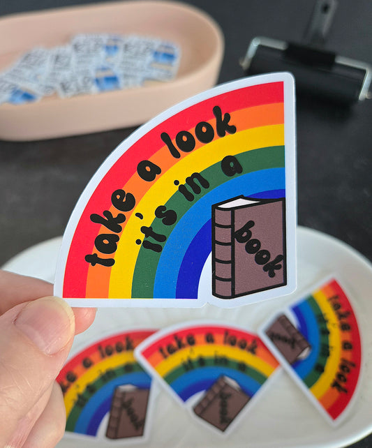 Rainbow of Reading Sticker