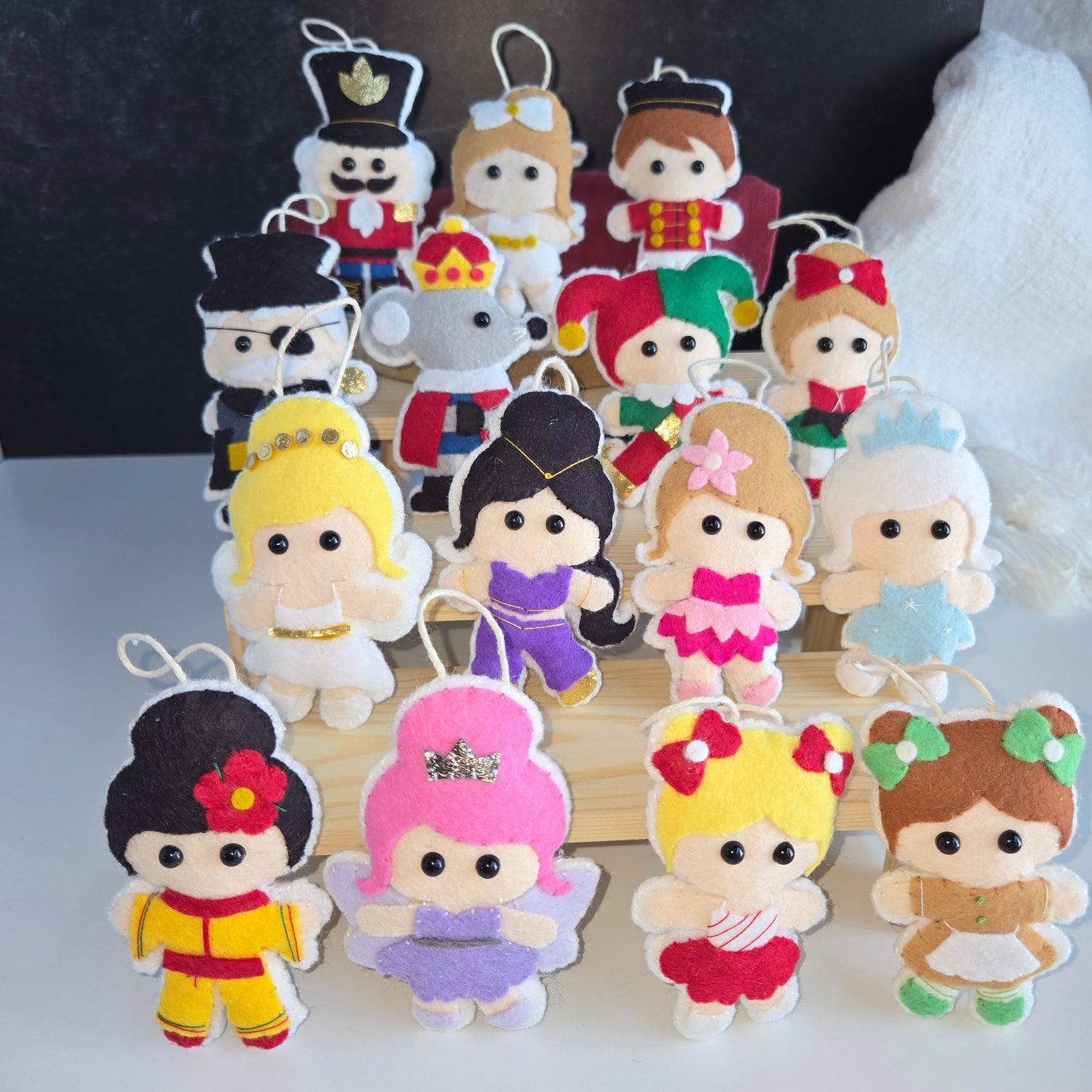 Felt Nutcracker Ornaments