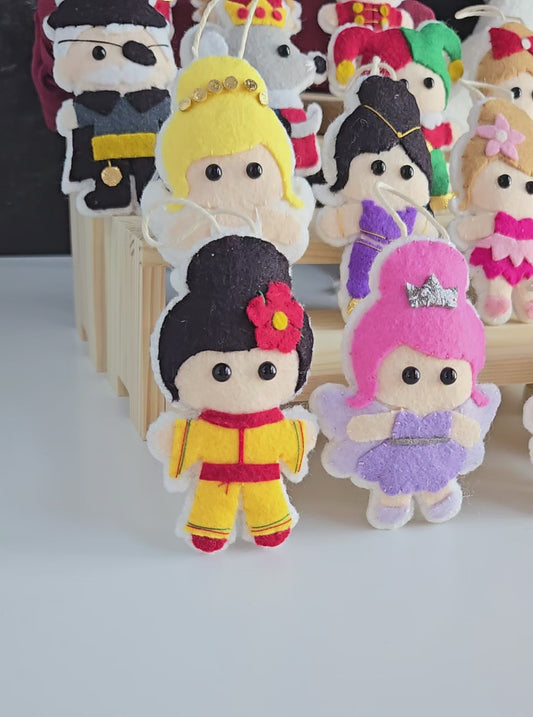 Felt Nutcracker Ornaments